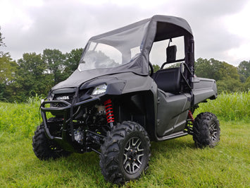 Honda Pioneer 700 2 Seater - Vinyl Windshield-Top-Rear Combo - 3 Star UTV