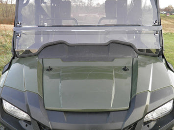 Honda Pioneer 700 4-Seater - 2 Pc Windshield with Clamp, Vent, and Hard Coat Options - 3 Star UTV