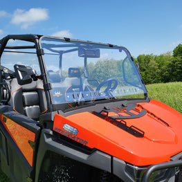 Intimidator GC1K 6-Seater - 2 Pc Windshield with Optional Vents-Clamps-Hard Coat - 3 Star UTV