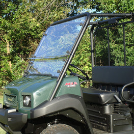 Kawasaki Mule 3000-3010 - 2 Pc Scratch-Resistant Windshield - 3 Star UTV