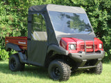 Kawasaki Mule 4000-4010 - Full Cab Enclosure with Vinyl Windshield - 3 Star UTV