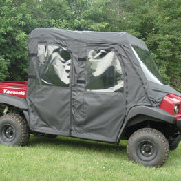Kawasaki Mule 4000-4010 Trans - Full Cab Enclosure with Vinyl Windshield - 3 Star UTV