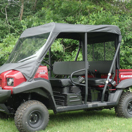 Kawasaki Mule 4000-4010 Trans - Vinyl Windshield-Top-Rear Combo - 3 Star UTV