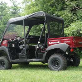 Kawasaki Mule 4000-4010 Trans - Vinyl Windshield-Top-Rear Combo - 3 Star UTV