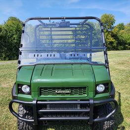 Kawasaki Mule 4000/4010 - 2 Pc Scratch - Resistant Windshield - 3 Star UTV