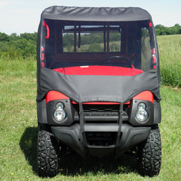 Kawasaki Mule 600-610 - Full Cab Enclosure with Vinyl Windshield - 3 Star UTV