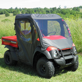 Kawasaki Mule 600-610 - Full Cab Enclosure with Vinyl Windshield - 3 Star UTV