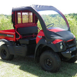 Kawasaki Mule 600-610 - Vinyl Windshield-Top-Rear Combo - 3 Star UTV