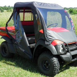 Kawasaki Mule SX - Full Cab Enclosure with Vinyl Windshield - 3 Star UTV
