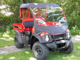 Kawasaki Mule SX - Vinyl Windshield- Top Combo - 3 Star UTV