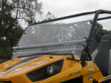 Kawasaki Teryx 4-Seater - 1 Pc Vented Windshield with Clamp Options - 3 Star UTV