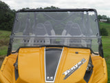 Kawasaki Teryx 4-Seater - 1 Pc Vented Windshield with Clamp Options - 3 Star UTV