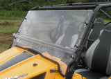 Kawasaki Teryx 4-Seater - 1 Pc Vented Windshield with Clamp Options - 3 Star UTV