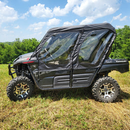 Kawasaki Teryx 4-Seater - Full Cab Enclosure with Vinyl Windshield - 3 Star UTV