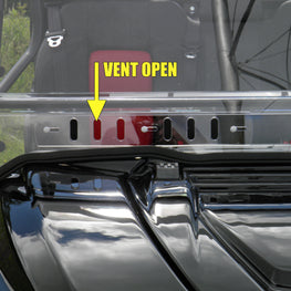 Kawasaki Teryx 750 - 1 Pc Vented Windshield w/Clamp and Hard Coat Options - 3 Star UTV