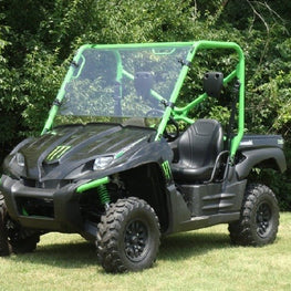 Kawasaki Teryx 750 - 1 Pc Vented Windshield w/Clamp and Hard Coat Options - 3 Star UTV