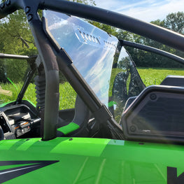 Kawasaki Teryx KRX - 1 Pc Lexan Back Panel w/Vent Option - 3 Star UTV