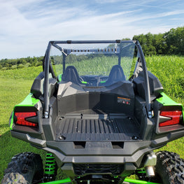 Kawasaki Teryx KRX - 1 Pc Lexan Back Panel w/Vent Option - 3 Star UTV