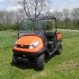 Kubota RTV 400-500-520 - 2 Pc Scratch-Resistant Windshield - 3 Star UTV