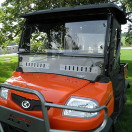 Kubota RTV1140-2 Pc Windshield w-Hard Coat, Clamp, and Vent Options - 3 Star UTV