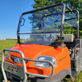 Kubota RTV900/1120-2 Pc Windshield w-Hard Coat, Clamp, and Vent Options - 3 Star UTV