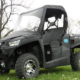 Kymco 450 Vinyl Windshield-Top-Rear Combo - 3 Star UTV