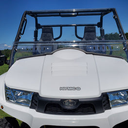 KYMCO 700 (2018-2021) 2-Pc Windshield with Vent and Clamp Options - 3 Star UTV