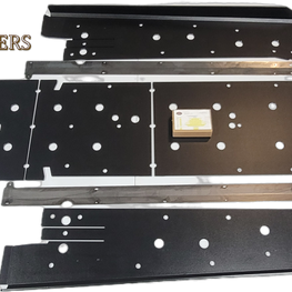 Trail Armor 2022 - 2024 Polaris Turbo R 4 and 2025 Pro S 4 Full Skids with Standard or Trimmed Sliders