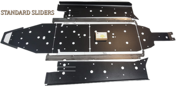 Trail Armor 2022 - 2024 Polaris Turbo R 4 and 2025 Pro S 4 Full Skids with Standard or Trimmed Sliders