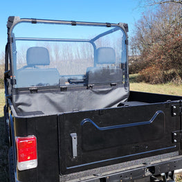 Mahindra Roxor (2022+) - Lexan Back Panel w/Clamp, Vent, and Soft Lower Panel Options - 3 Star UTV