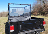 Mahindra Roxor (2022+) - Lexan Back Panel w/Clamp, Vent, and Soft Lower Panel Options - 3 Star UTV