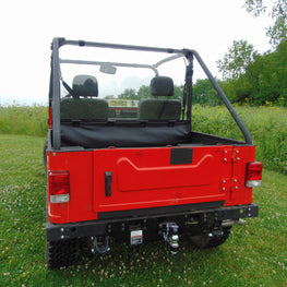 Mahindra Roxor - Lexan Back Panel w- Clamp and Vent Options - 3 Star UTV