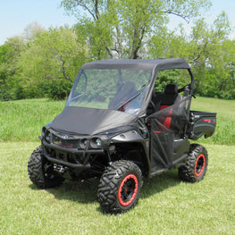 Mahindra XTV-Vinyl Windshield- Top Combo - 3 Star UTV