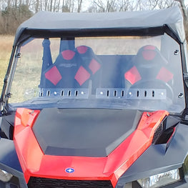 Polaris General Crew 1-Pc Windshield with Optional Vents - 3 Star UTV