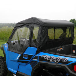 Polaris General Full Cab for Hard Windshield - 3 Star UTV
