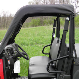 Polaris Mid-Size Ranger 2-Seater-Vinyl Windshield Top Combo - 3 Star UTV