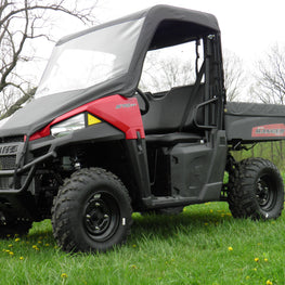 Polaris Mid-Size Ranger 2-Seater-Vinyl Windshield-Top-Rear Combo - 3 Star UTV