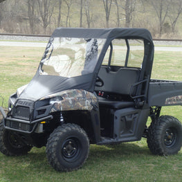 Polaris Ranger 2009-2014 Mid Size Vinyl Windshield-Top-Rear Combo - 3 Star UTV