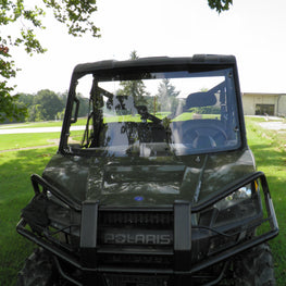 Polaris Ranger 900/1000 - 1 Pc Windshield with Vent, Clamp and Hard Coat Options - 3 Star UTV