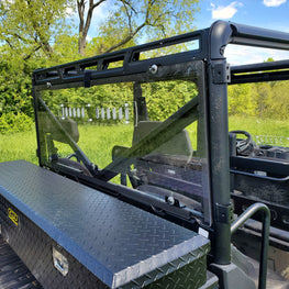 Polaris Ranger Crew 1000- 1 Pc Lexan Back Panel w- Vent Option - 3 Star UTV