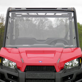 Polaris Ranger Crew 570 Mid Size - 4 Passenger - 1 Pc Scratch - Resistant Windshield - 3 Star UTV