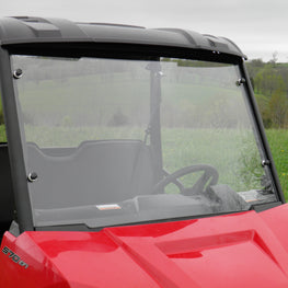 Polaris Ranger Crew 570 Mid Size - 4 Passenger - 1 Pc Scratch - Resistant Windshield - 3 Star UTV