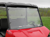 Polaris Ranger Crew 570 Mid Size - 4 Passenger - 1 Pc Scratch - Resistant Windshield - 3 Star UTV