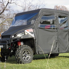 Polaris Ranger Crew - Full Cab Enclosure with Vinyl Windshield - 3 Star UTV