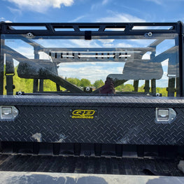 Polaris Ranger Crew-Lexan Back Panel w- Vent Option - 3 Star UTV