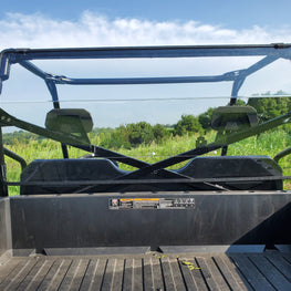 Polaris Ranger Crew Mid-Size 570 - 4 Passenger - Lexan Back Panel w/Vent Option - 3 Star UTV