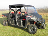 Polaris Ranger Crew - Vinyl Windshield- Top Combo - 3 Star UTV