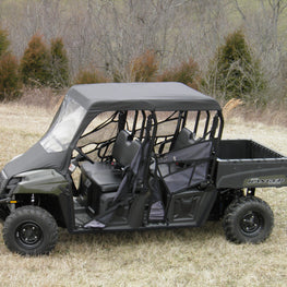 Polaris Ranger Full Size Crew Vinyl Windshield-Top Combo - 3 Star UTV