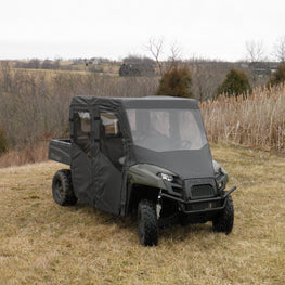 Polaris Ranger Mid Size Crew Full Cab Enclosure with Vinyl Windshield - 3 Star UTV