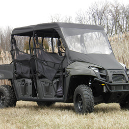 Polaris Ranger Mid Size Crew - Vinyl Windshield-Top Combo - 3 Star UTV